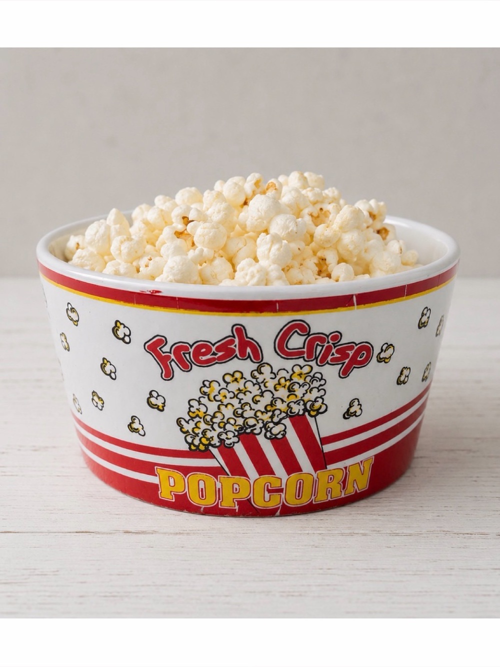 (VTG) CENTURY • Small Ceramic Popcorn Bowl